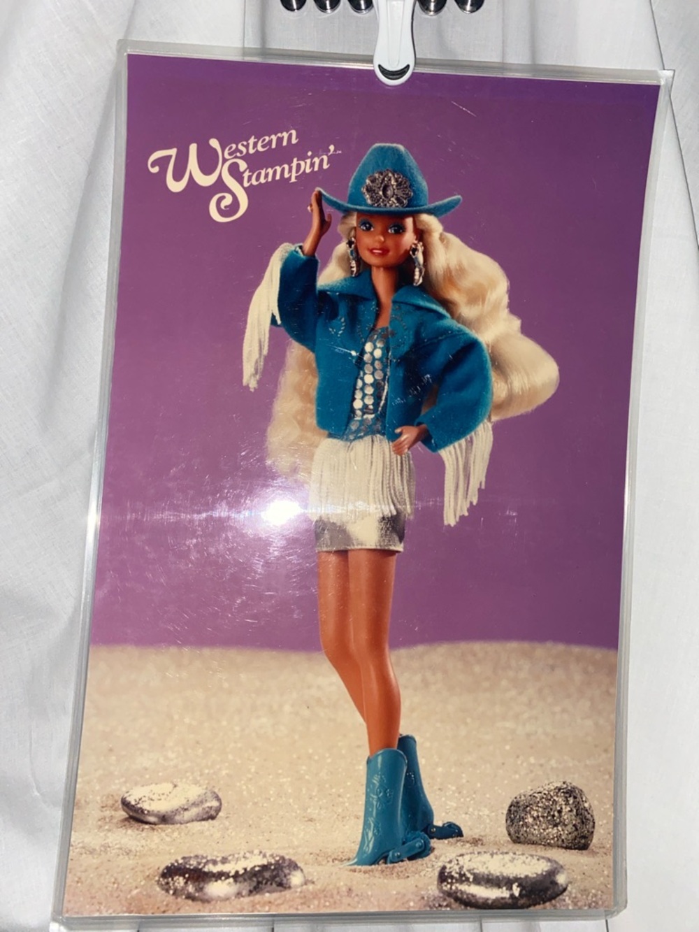 Vintage! Barbie Western Stampn’ lamented poster